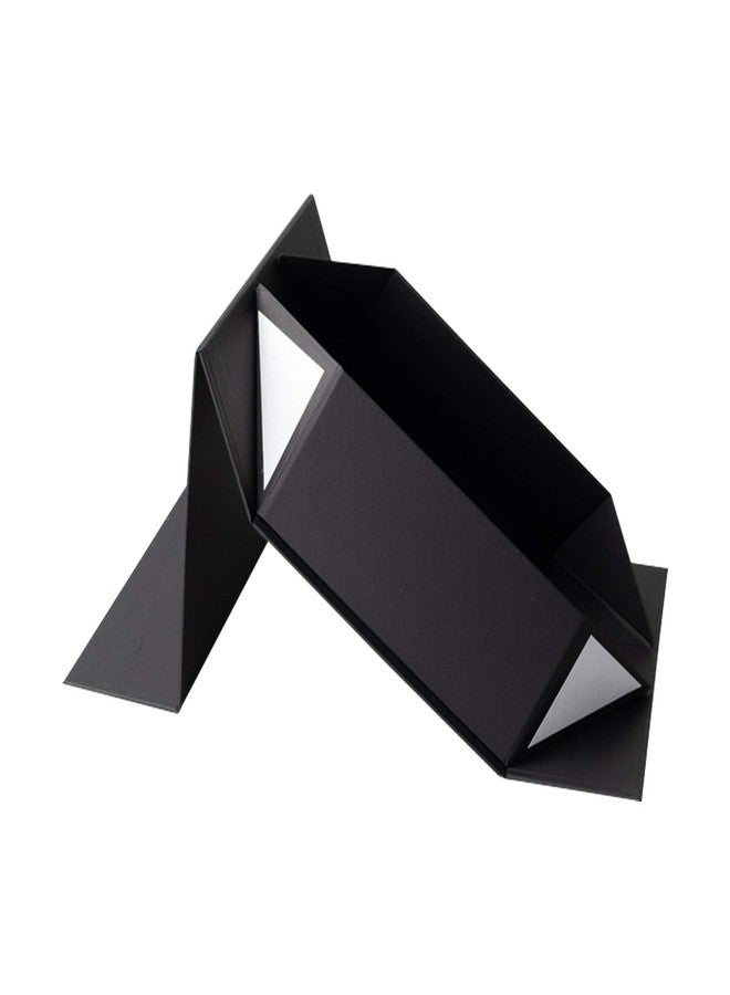 Rsgift Large Black Gift box Graduation gift card box 12.9x9.8x4.7 2pcs packaging flower gift boxes for presents birthday fathers day Gift Box with Magnet Closure - Image 4