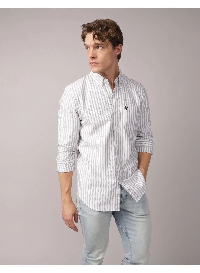 American Eagle AE Slim Fit Everyday Oxford Button-Up Shirt