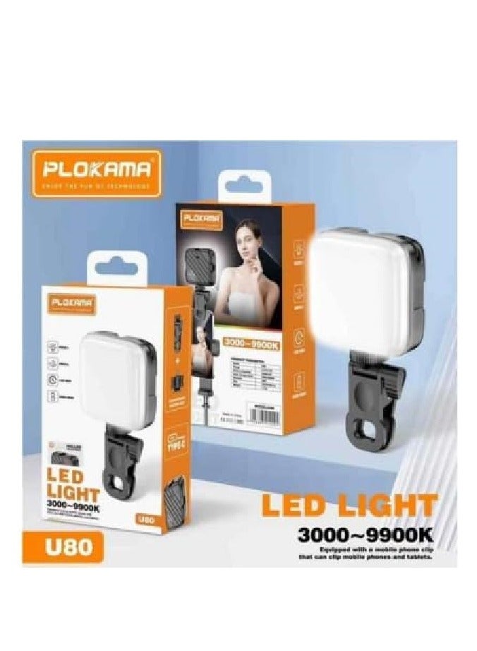 PLOKAMA U80 RGB LED Mobile Ring Light - Video Shooting - Small for Mobile Phones for Professional Photography - Image 4