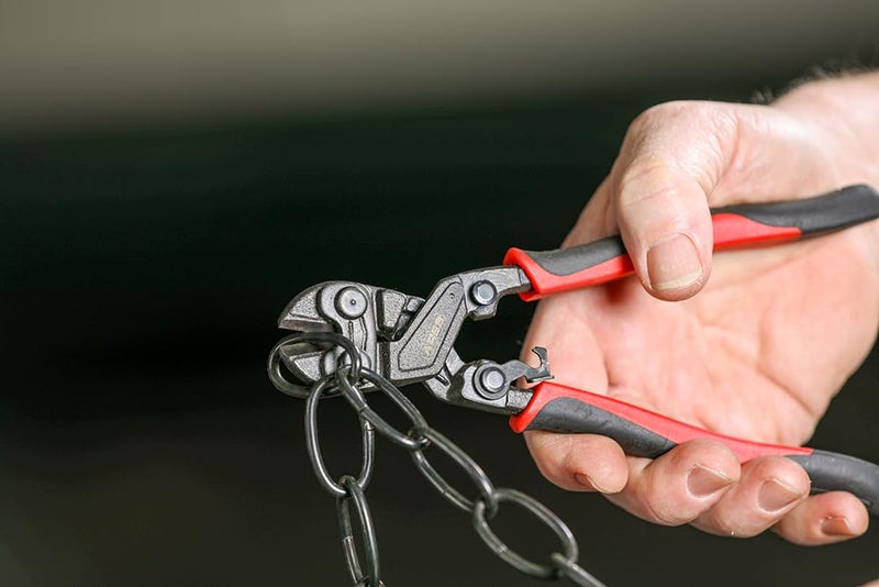 ARES 70664-8-Inch Mini Bolt Cutter - Chrome Moly Steel Construction & Induction Hardened Cutting Edges - Designed for Heavy Duty Wire, Bolt, Nail & Rivet Cutting - Image 5