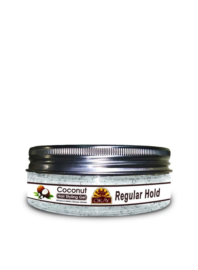 OKAY COCONUT HAIR STYLING GEL, REGULAR HOLD 7.25OZ - Image 1