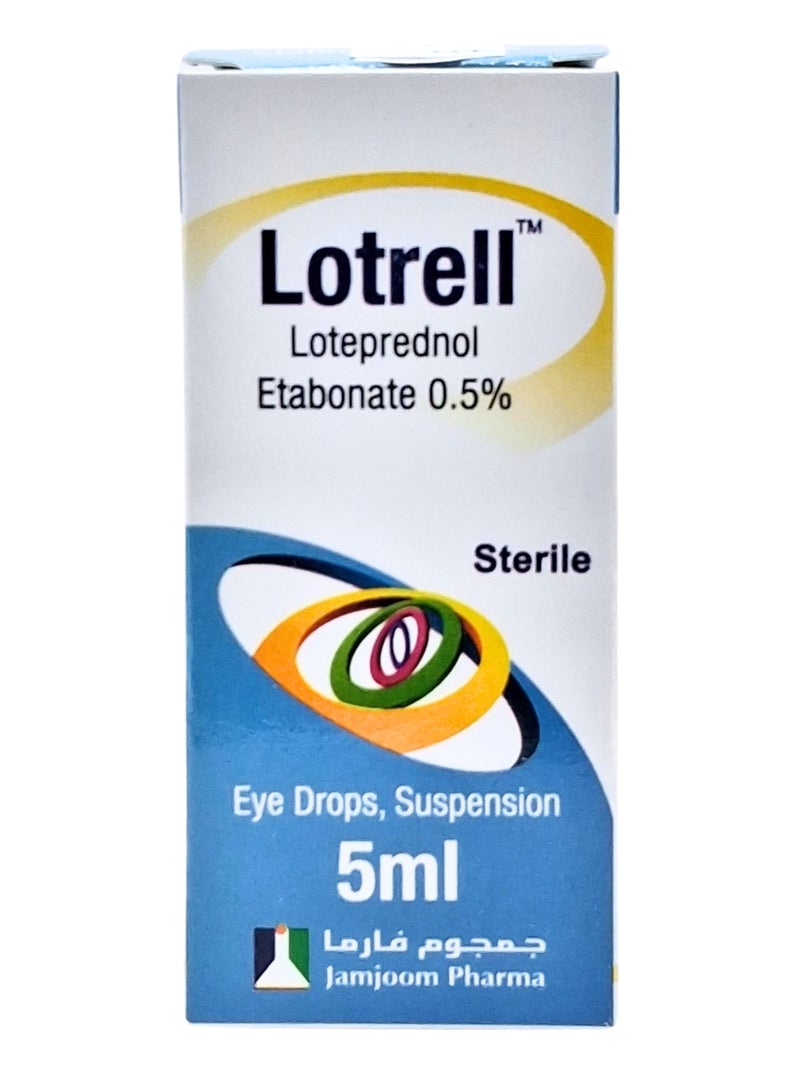 جمجوم فارما لوتريل 0.5 ٪ قطرة للعين 5 مل (لوتيبريدنول إيتابونات)