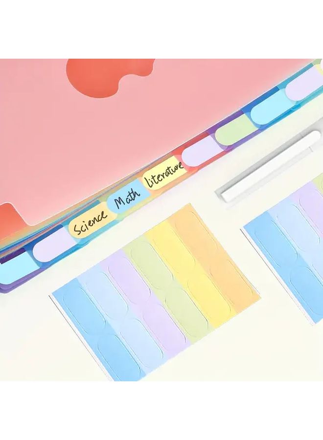 Large Capacity A4 Expandable Folder 25 Layers Transparent Rainbow Storage Bag Holds 2000 Sheets - Image 5