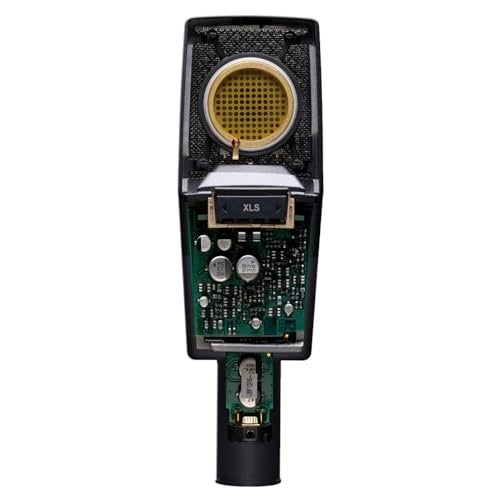 AKG Pro Audio C414 XLS Studio Grade Professional Large Diaphragm Vocal and Instrument Condenser Microphone with Rugged Aluminum Carrying Case. XLR Connector. Gray with Gold - Image 2