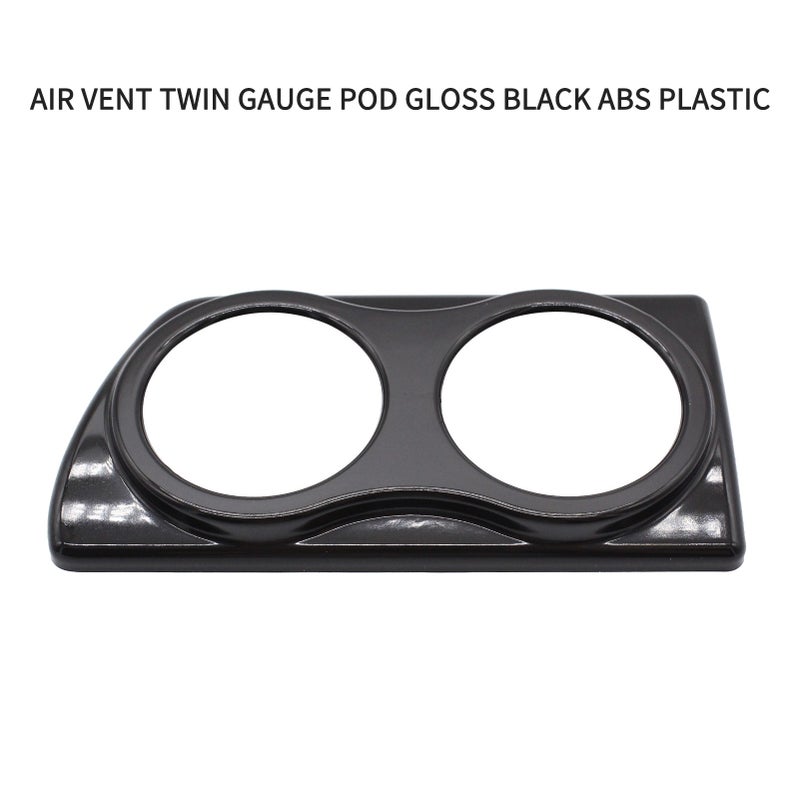 Dashboard Mount: Black Premium ABS Plastic Gauge - Eye-level Viewing Easy Direct Replacement Car Accessory for Vauxhall Astra H VXR MK5 Vehicle Upgrade - Image 3