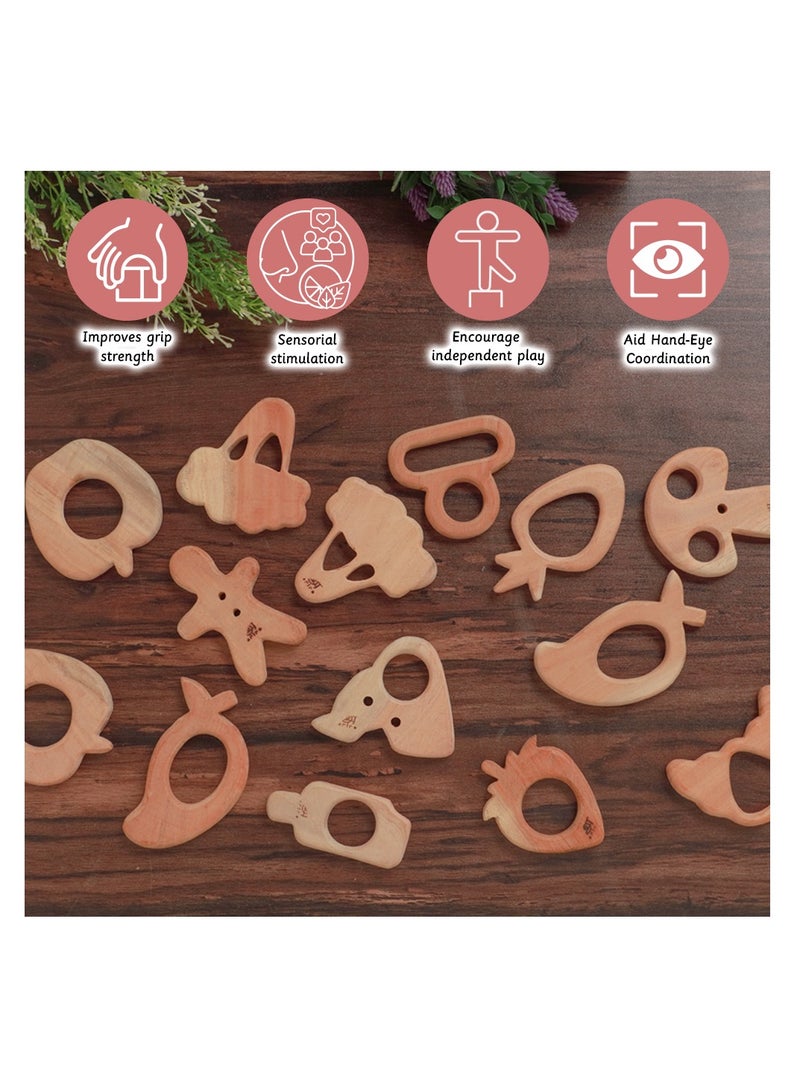 Ariro Wooden Teethers Set for Babies - Neem Cheese & Ice Cream Stick, Immunity Boosting, Anti-Bacterial, 3M+ - Image 4