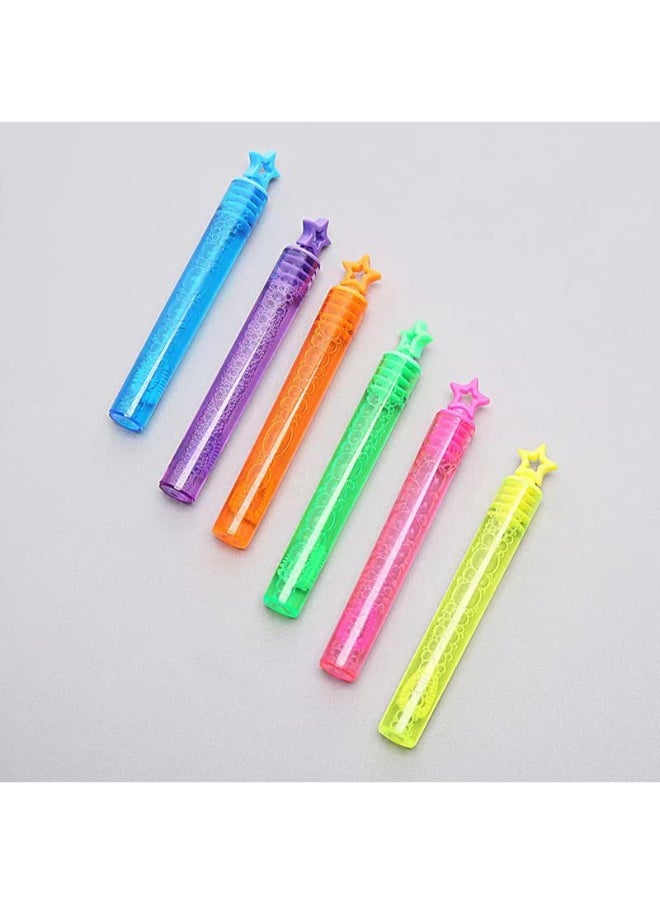 TOY GARDEN 48 Pcs Mini Bubble Wands, Bubble Party Favors Assortment Toys, Bulk Party Favors for Kids, Themed Birthday, School Classroom Prizes for Boys & Girls (48 Pack Star)  - Image 3