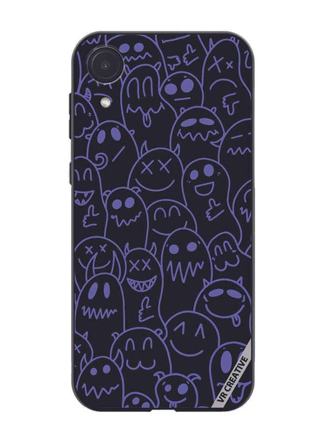VR CREATIVE Protective Case Cover For Samsung Galaxy A03 Core Halloween Design Multicolour - Image 1