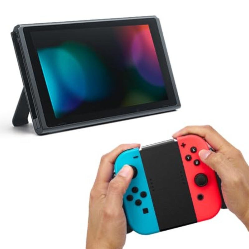 دعم مقبض مقبض مقبض مقبض لدعم مقبض مقبض يدوي لأجهزة نينتندو سويتش، مريح، متوافق مع نينتندو سويتش، غير متوافق مع Switch 2، أسود - Image 4