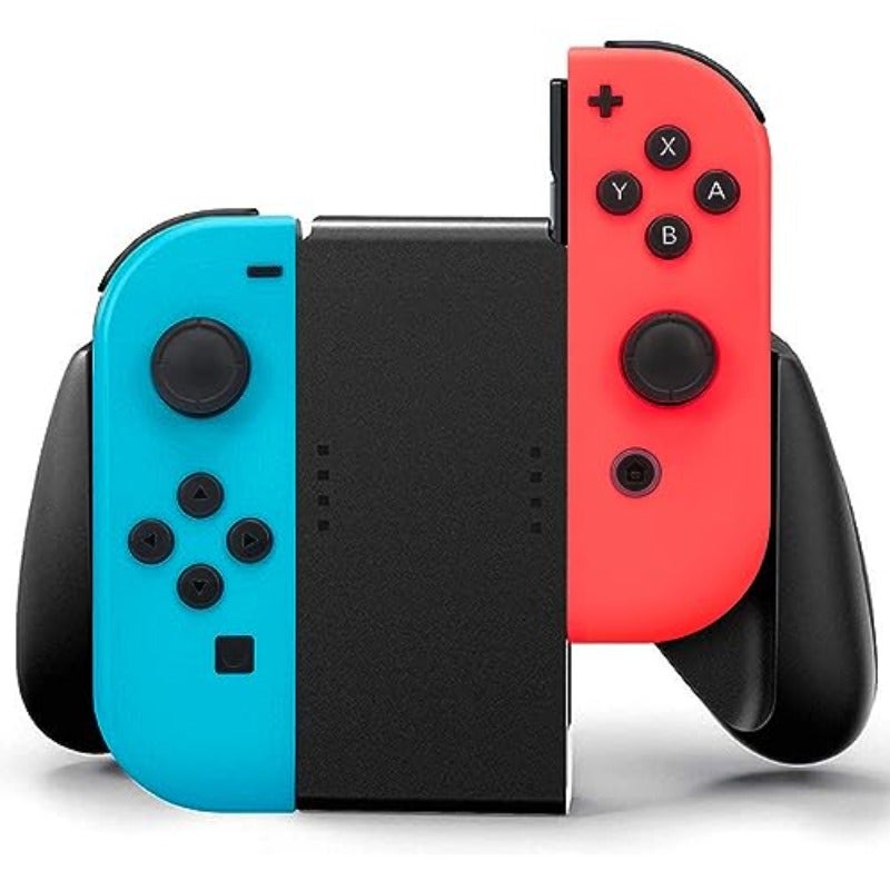 دعم مقبض مقبض مقبض مقبض لدعم مقبض مقبض يدوي لأجهزة نينتندو سويتش، مريح، متوافق مع نينتندو سويتش، غير متوافق مع Switch 2، أسود - Image 1