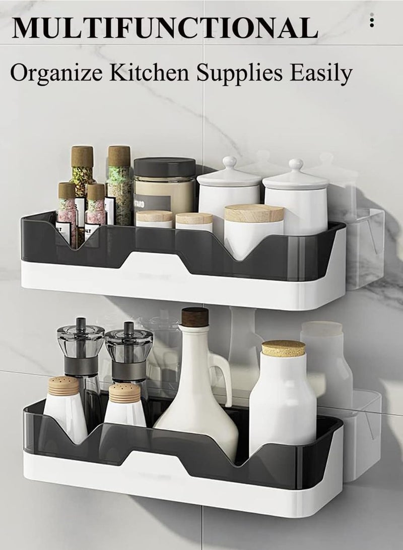 Hihonor 2PCS  shower tray, Adjustable Wall-Mounted Shelf for Bathroom, Easy Installation, Shower Caddy tray for Shower, Shampoo, Soap, and Other Bathroom Essentials - Image 3