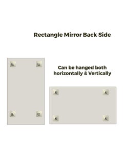 Creative Arts n Frames Creative Arts n Frames 5mm Full Length Long Beveled Smooth Edges Frameless Rectangular Wall Mount HD Mirror Home Decor Items 18x42 inch Beveled Long  - Image 4