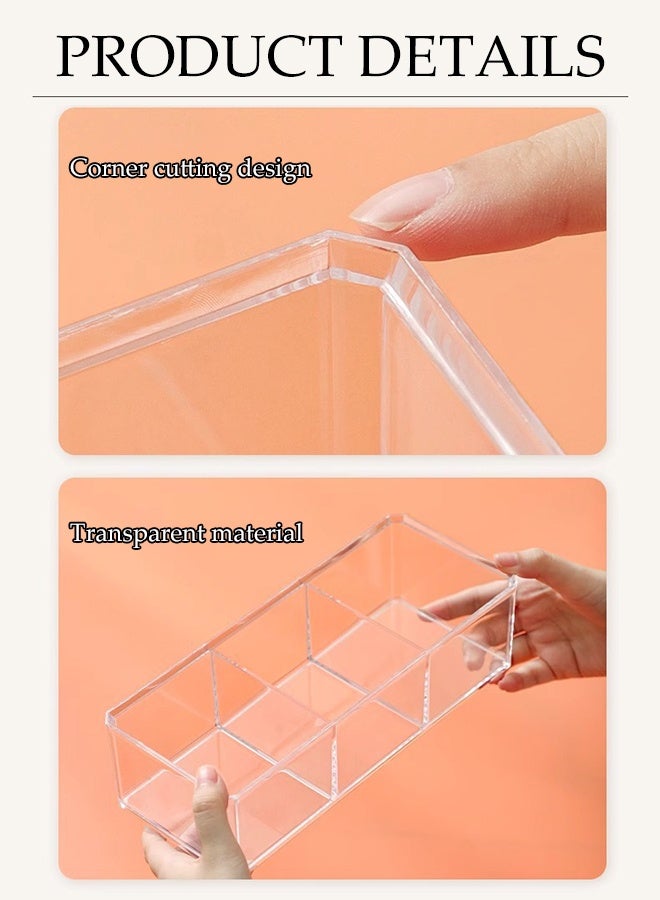 DUNISO 3 Tier Tea Bag Organizer with Lid,Clear Stackable Tea Bag Holder,Dustproof and Moistureproof,for Kitchen Countertops Cabinets Coffee Sugar Packets Storage - Image 3