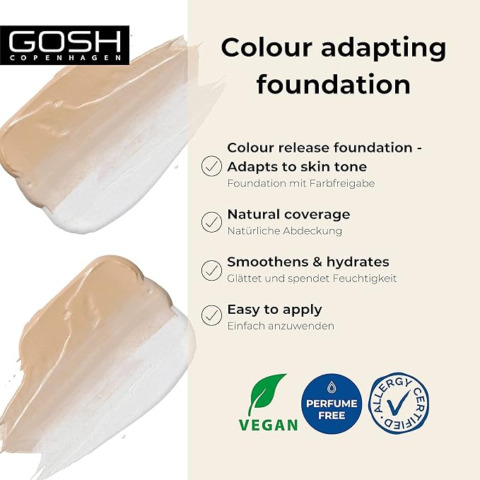 gosh Chameleon foundation n 004 medium Chameleon Foundation GOSH 30ML - Image 2