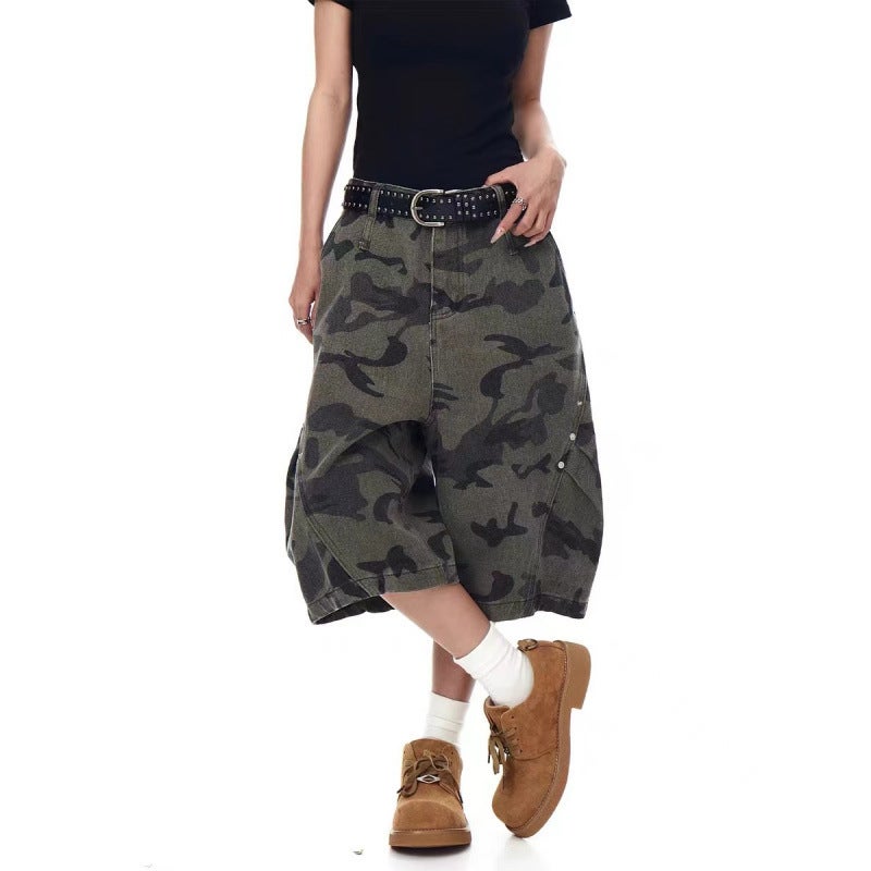 Unisex Classic Denim Jeans Loose Fit Daily Outdoor Wear - Image 3
