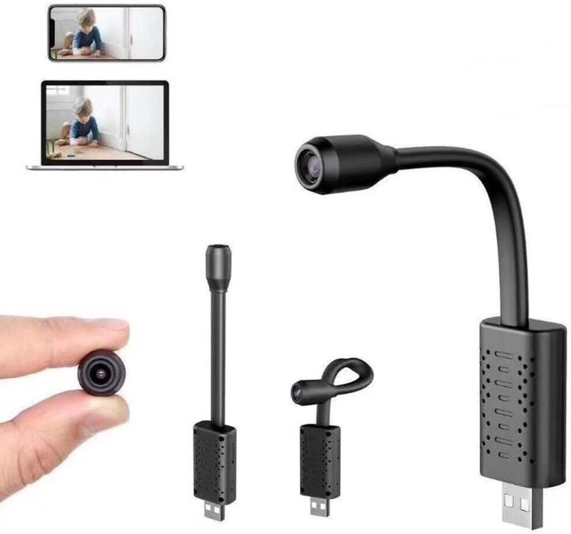 comfrt Hidden Cameras for Home Security, Photography DV Home 480P Wireless WiFi Camera Mini Spy Camera WiFi Wireless, Small Nanny Camera Indoor with Wide Angle Remote View, Motion Detection - Image 1