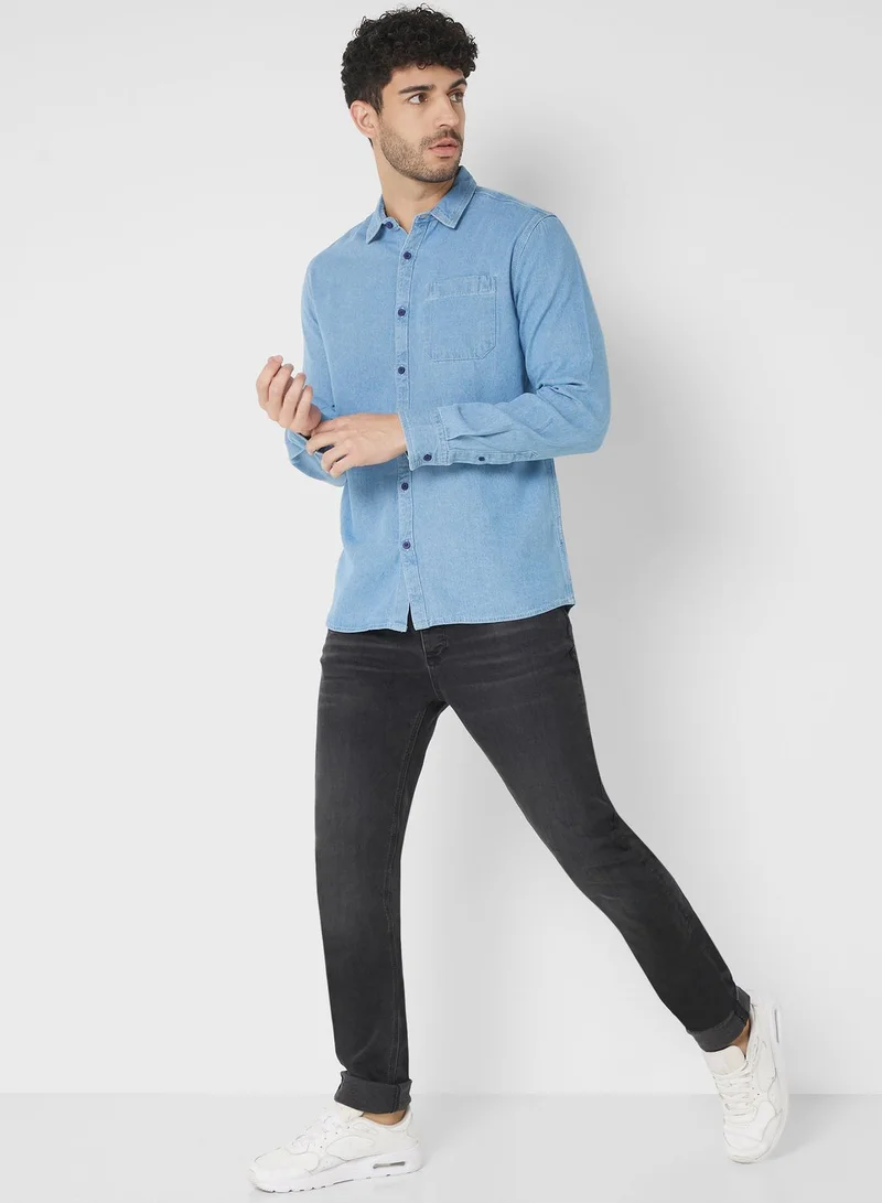 سفنتي فايف Koovs Mens Casual Shirts