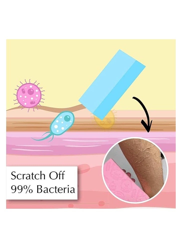 Spaceshoop Multi colour soft skin friendly bath loofah - Image 2