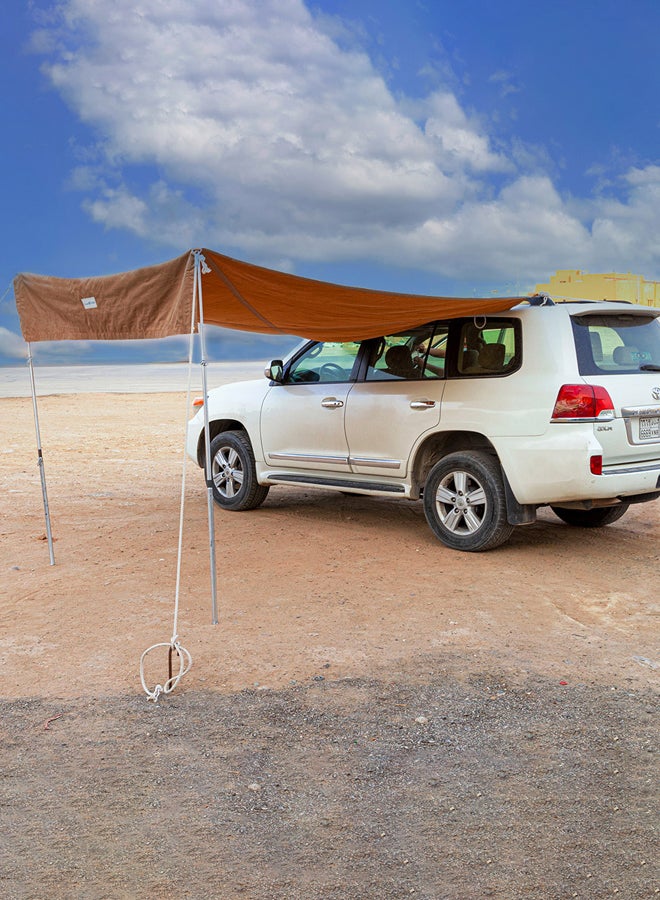 AL SANIDI Car Portable side Canopy Foldable car canopy Woody Size 250*350 Cm  - Image 4