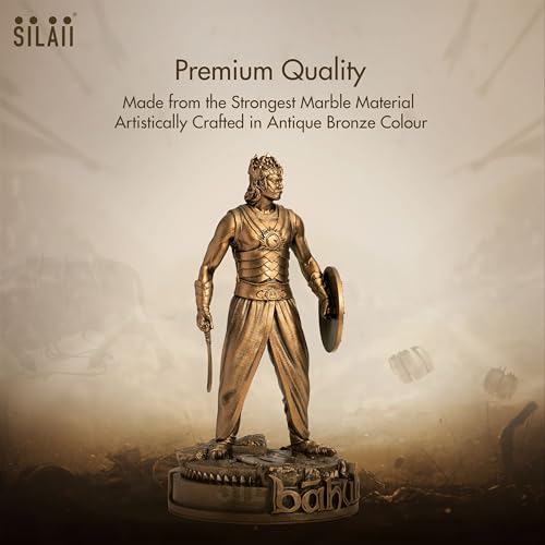 SILAII Baahubali The Epic Official Movie Merchandise | 12 Inch Antique Bronze | Movie Collectible Figurine for Fans | Home Decor & Gift Item - Image 5
