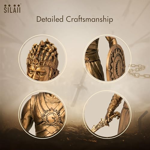 SILAII Baahubali The Epic Official Movie Merchandise | 12 Inch Antique Bronze | Movie Collectible Figurine for Fans | Home Decor & Gift Item - Image 3