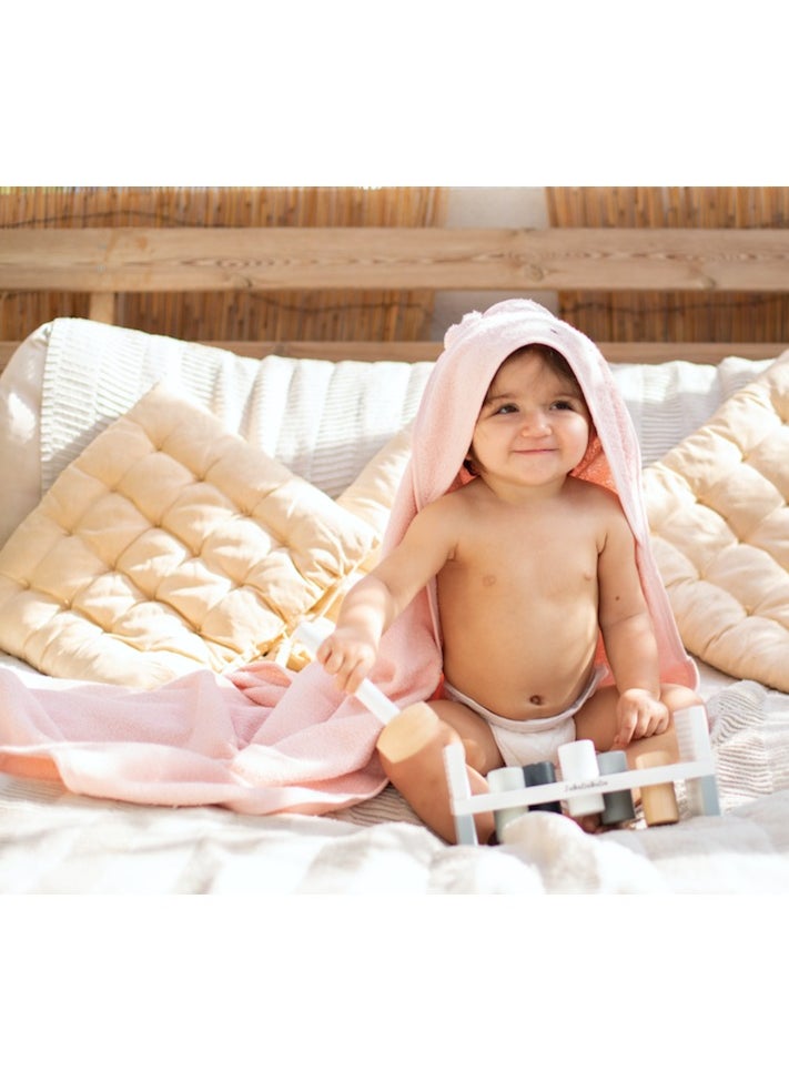 Elli Junior - Hooded Towel Pink - Image 1