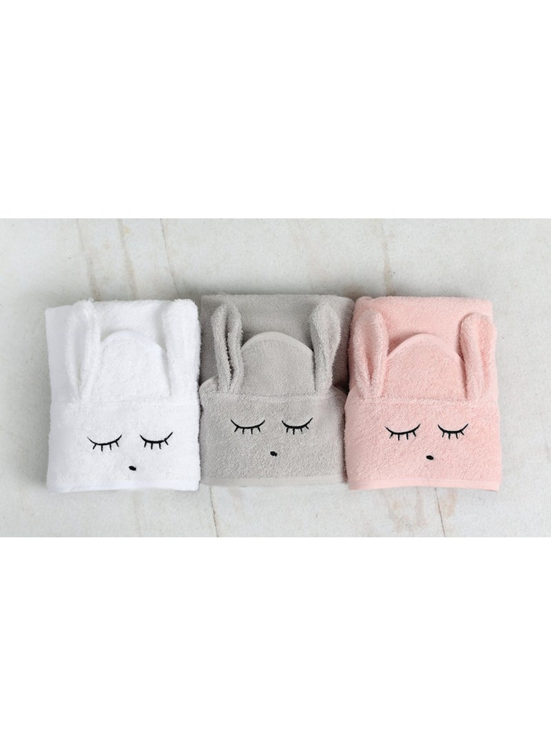 Elli Junior - Hooded Towel Pink - Image 1