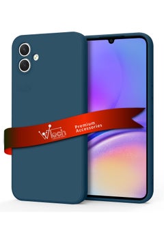 Wtech Soft Liquid Silicone Case Cover For Samsung Galaxy A05 4G 2023 Navy Blue  - Image 1