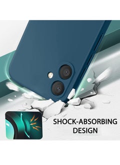 Wtech Soft Liquid Silicone Case Cover For Samsung Galaxy A05 4G 2023 Navy Blue  - Image 3