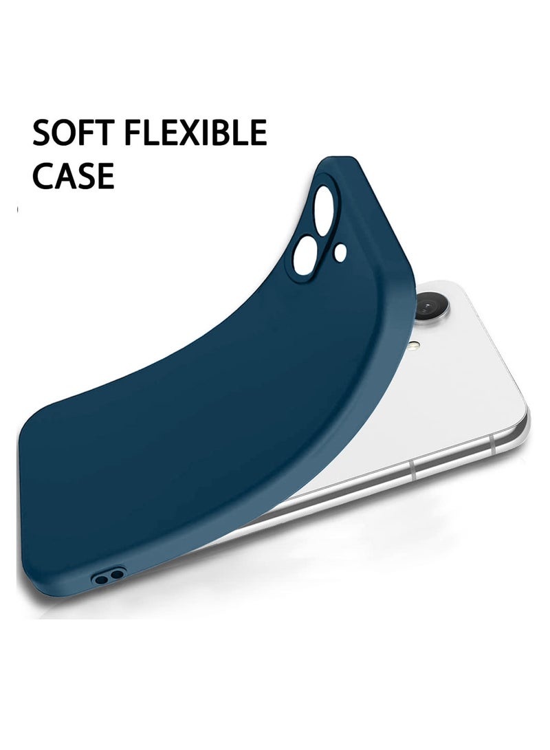 Wtech Soft Liquid Silicone Case Cover For Samsung Galaxy A05 4G 2023 Navy Blue - Image 5