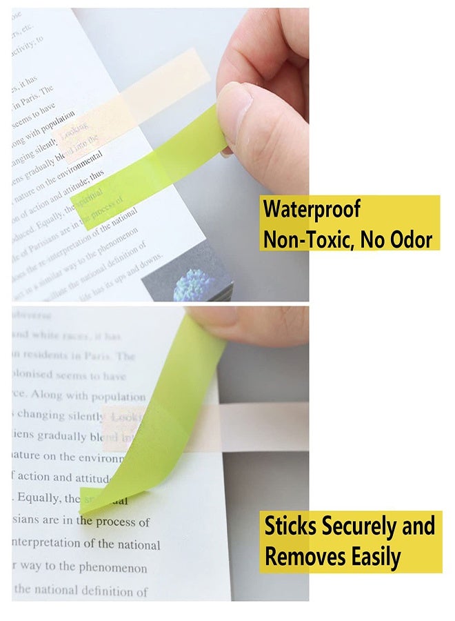 2800 Pieces Sticky Index Tabs Colored Writable Repositionable Page Tabs Sticky Flags Markers for Page Marking File Classify,for College Lecture Note Indexing,Workplace Tagging,Libraries Book Cataloging,Students Exam Review,Home Organizing - Image 5