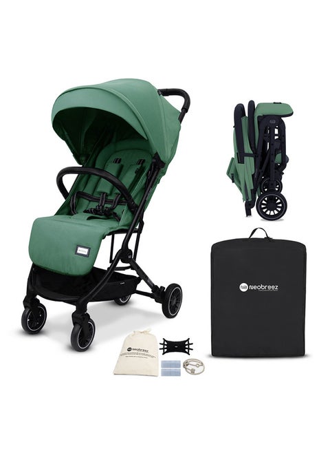 LITEX Lightweight Cabin Size Travel Baby Toddler Stroller|Trolley Handle Pushchair, Waterproof UPF 50+Canopy, Gift And String Bag, Phone Holder And Toy Strap, Reflective Sticker, 0-3yrs, 15kg, 3yrs Warranty