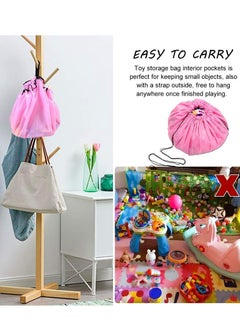 Daytoyz Toy Storage Bag, Organiser Bags, Children Play Mat 60 inch (150cm) - Portable Child Toy Organiser  - Image 3
