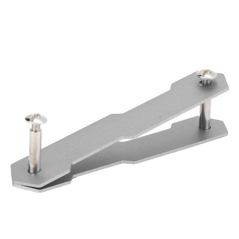 Aluminum Alloy Key Holder Compact Key Organizer Outdoor Storage Equipment Grey - Image 3