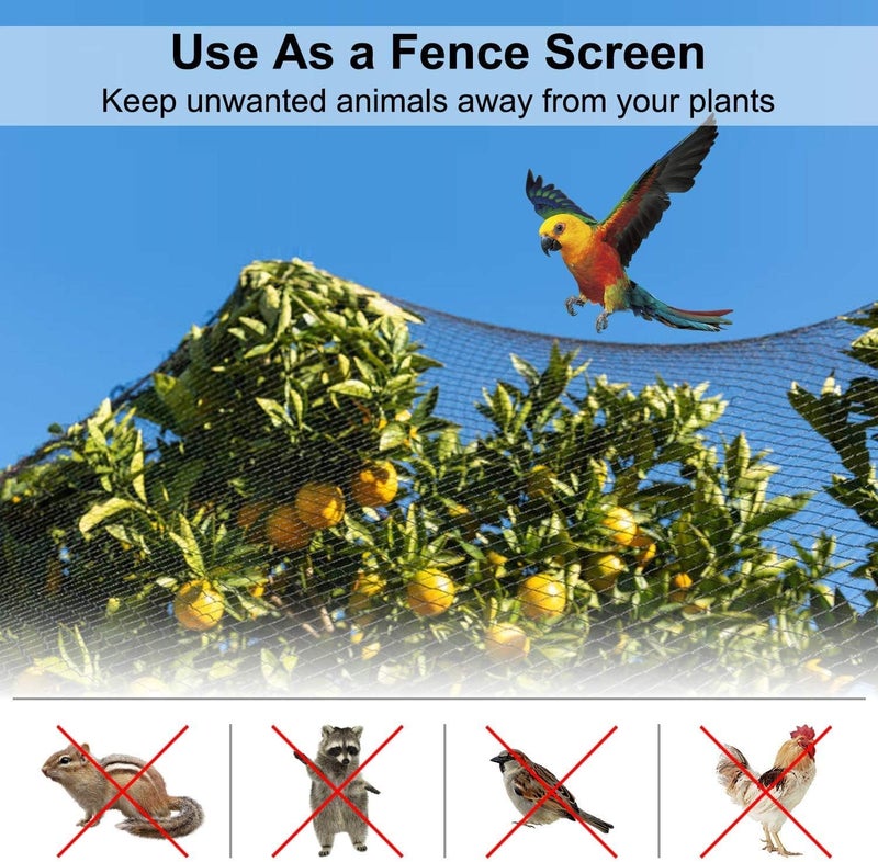 woobles Anti Bird Mist Net Pond Net, Anti Bird Netting, for Vegetables for Seedlings(203M)-20*3M - Image 3