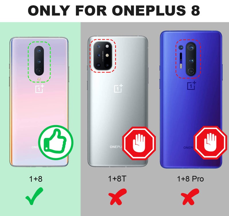 Silverback for OnePlus 8 Case Clear with Ring Kickstand, Protective Soft TPU Shock -Absorbing Bumper Shockproof Phone Case for OnePlus 8 -Clear [NOT Compatible with Verizon UW Version] - Image 2