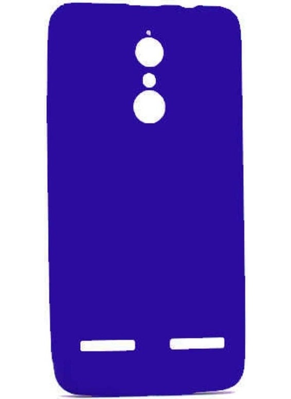 Megafox Teknoloji - Megafox Technology Lenovo K6 Note Compatible Case Premier Silicone Cover, Saks Blue - Image 1