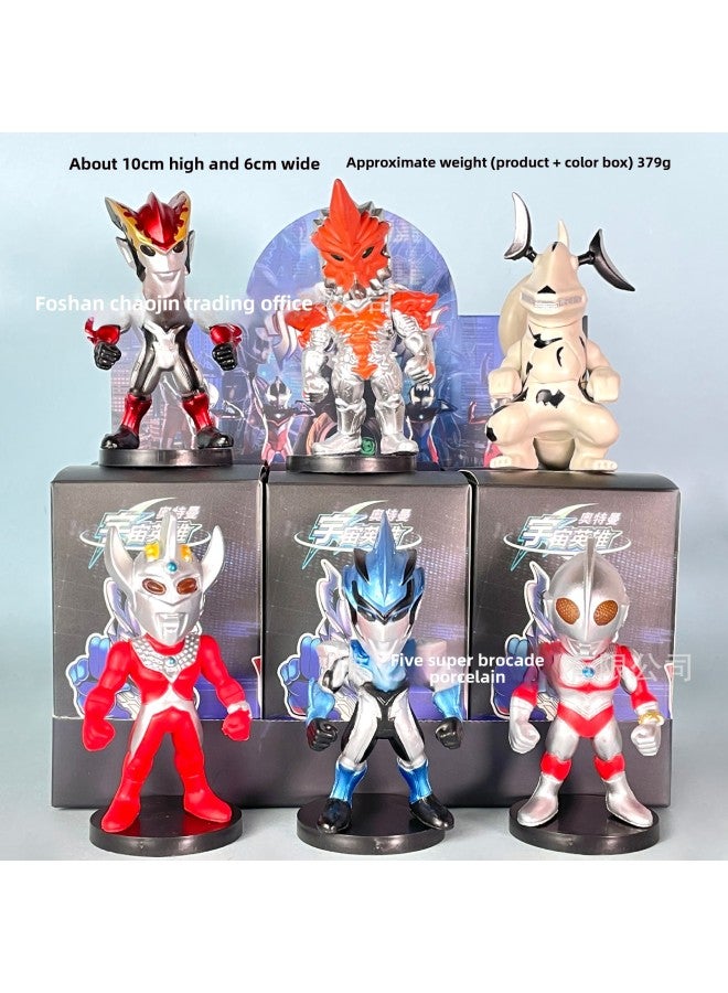 Free Shipping Ultraman Figure Blind Box Ultraman Tiga Infinite Zero Belial Geed Orb Dainajed 