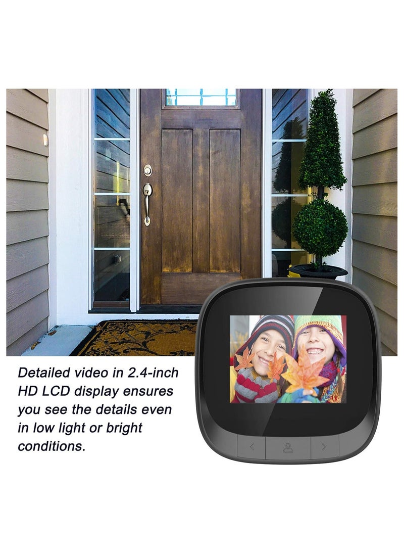 Generic D3S Smart Doorbell Video Camera – 2.4-Inch LCD, 90° View Angle, Home Surveillance Digital Viewer  - Image 4