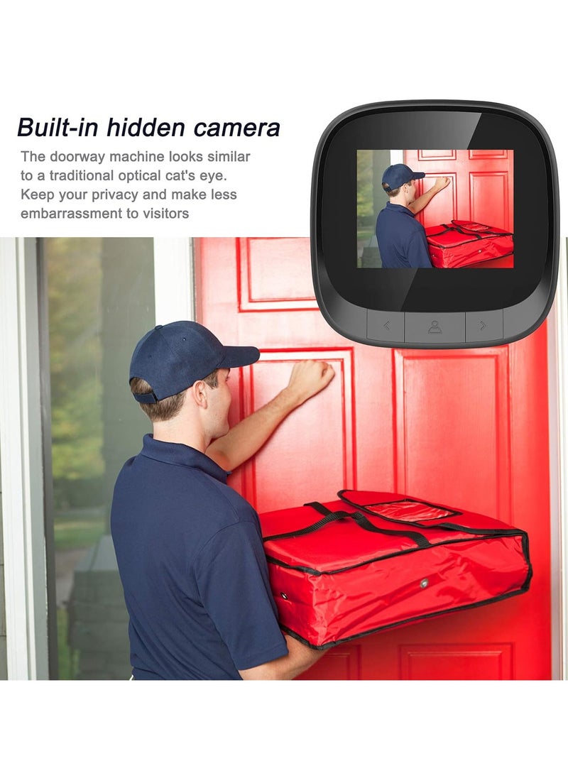 Generic D3S Smart Doorbell Video Camera – 2.4-Inch LCD, 90° View Angle, Home Surveillance Digital Viewer  - Image 5
