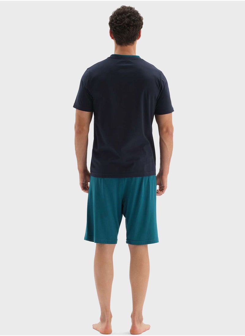 dagi - Nightwear T-Shirt & Short Set - Image 1