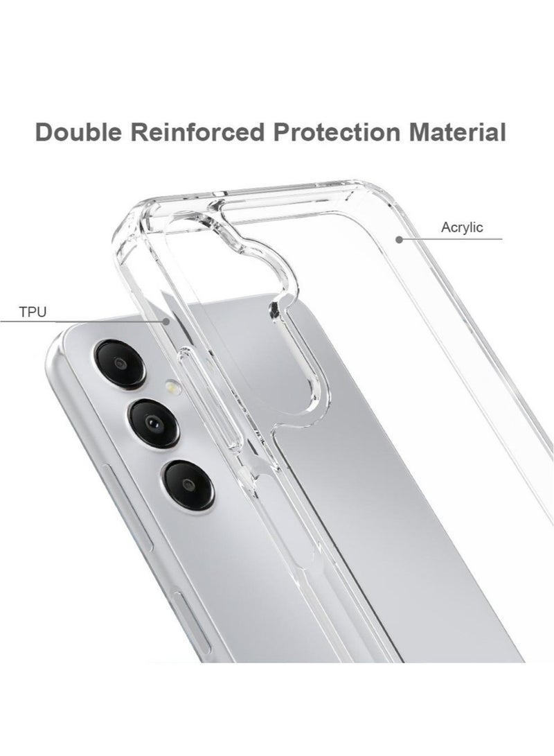 Techie Samsung Galaxy A15 TPU Soft Corner Ultra Slim Clear Case Shockproof Anti Fingerprint Transparent Protective Back Cover  - Image 3