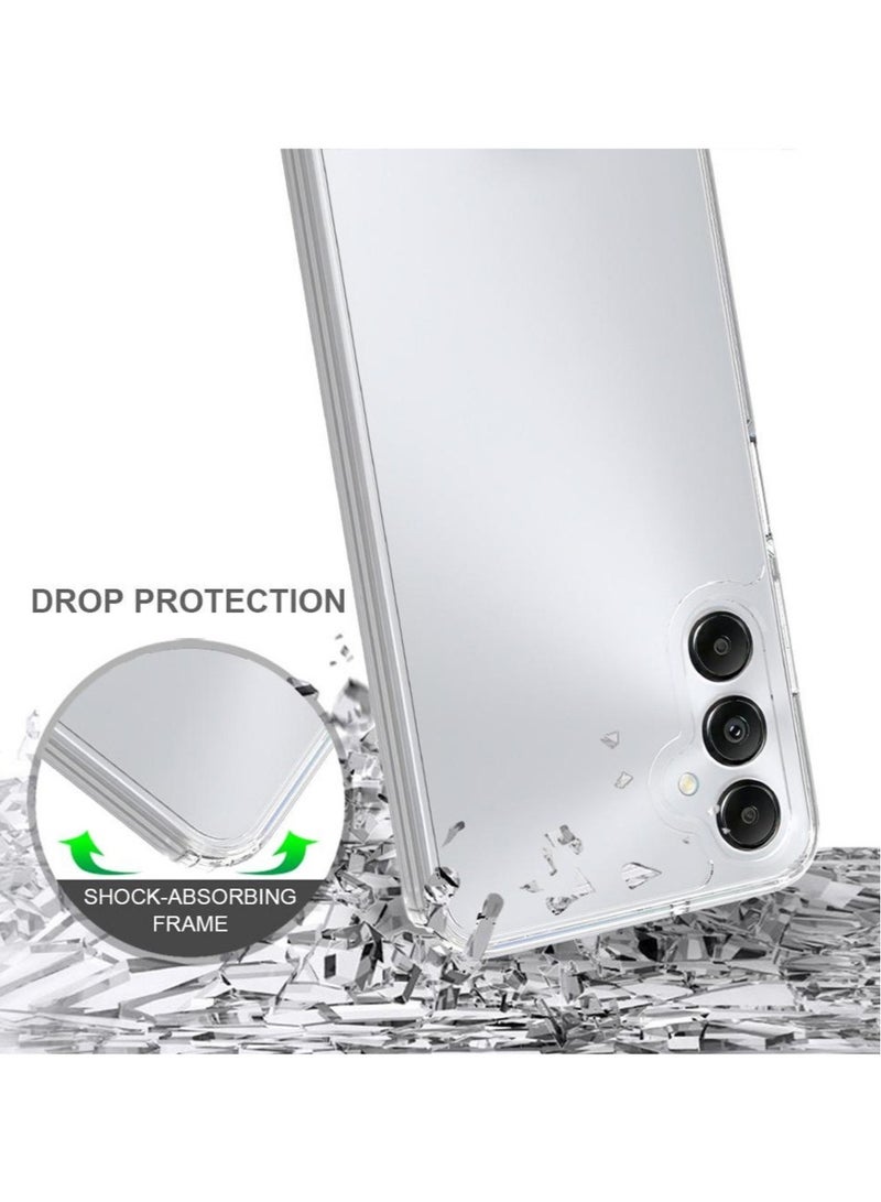 Techie Samsung Galaxy A15 TPU Soft Corner Ultra Slim Clear Case Shockproof Anti Fingerprint Transparent Protective Back Cover  - Image 5