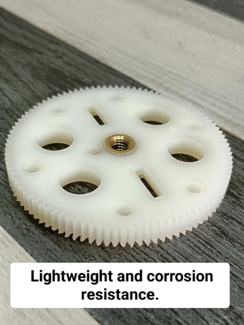 HighPrecision Plastic Gear with Brass Insert for Cut Pile and Loop Pile Tufting Guns  - Image 2