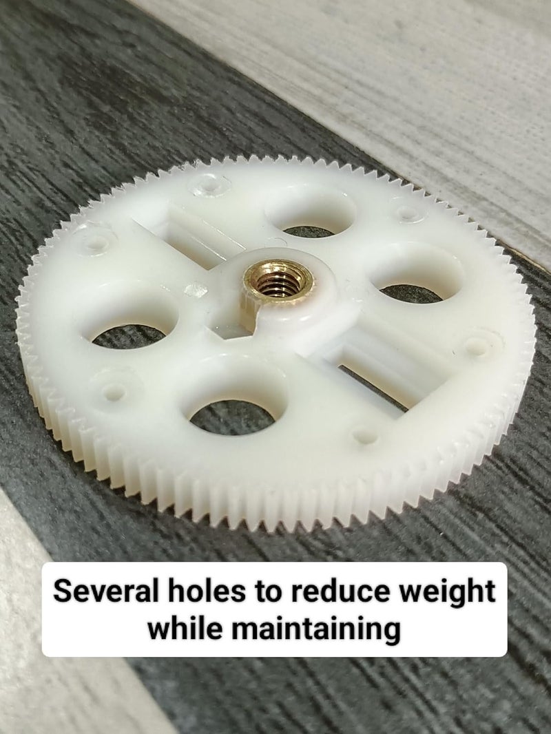 HighPrecision Plastic Gear with Brass Insert for Cut Pile and Loop Pile Tufting Guns  - Image 4