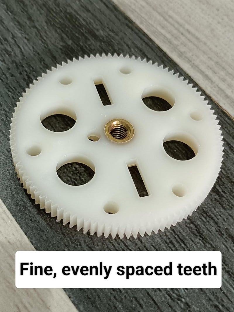 HighPrecision Plastic Gear with Brass Insert for Cut Pile and Loop Pile Tufting Guns  - Image 3