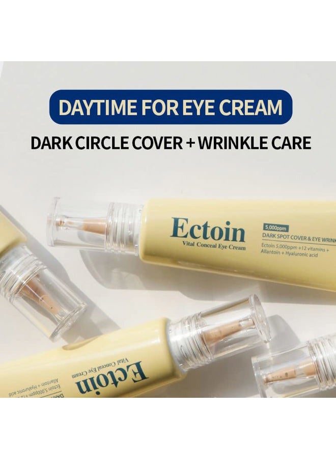 THE YEON Ectoin Vital Conceal Eye Cream (20ml 0.67 fl. oz.) Concealer Makeup, Dark Spot Cover, Natural Coverage,Eye Care for - Image 2