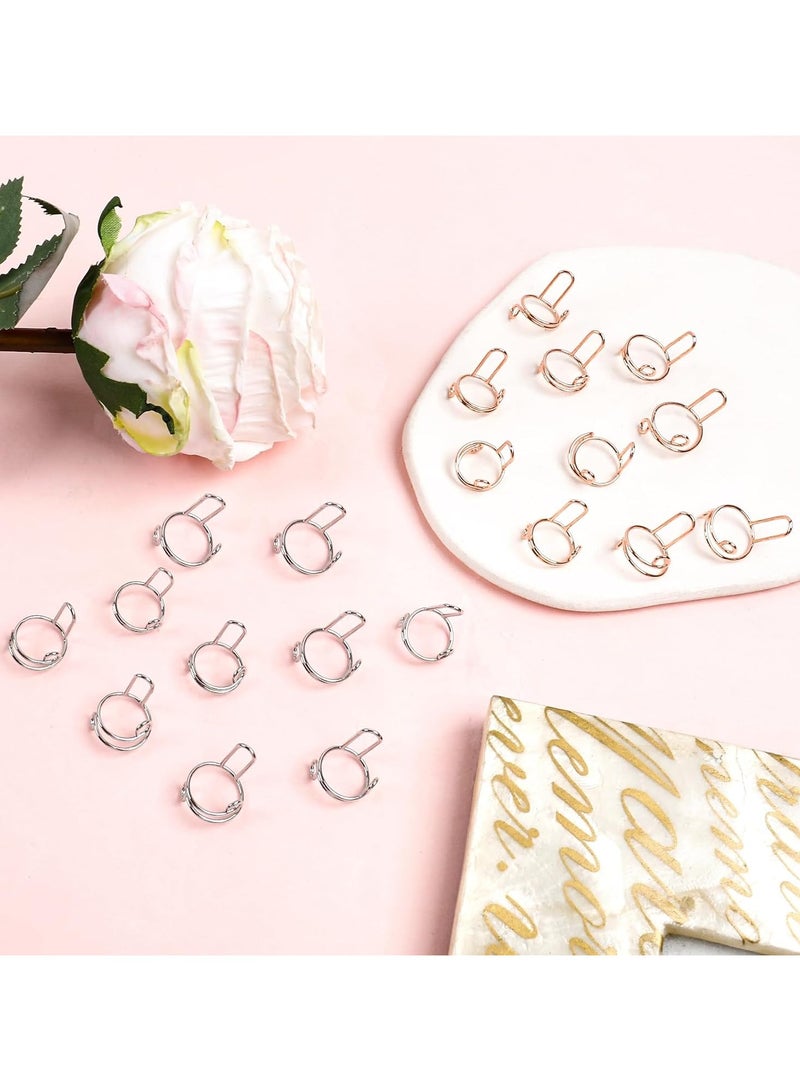 Wudu Nail Rings, Size Adjustable Nail Rings with 120Pcs Adhesive Nail Tabs, Reusable Detachable Nail Rings for Halal Nail, Muslim Wearing Manicure Nails - Image 5