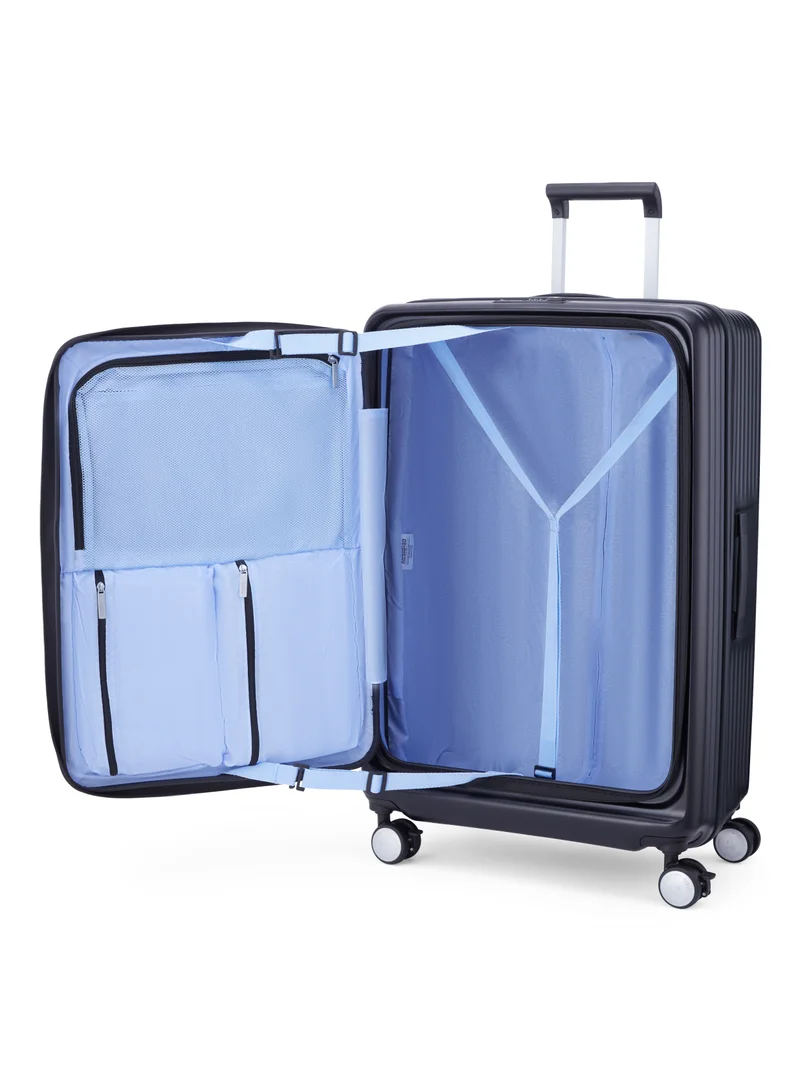 AMERICAN TOURISTER American Tourister Trento + Spinner 76 cm - Black - 3 Years Global Warranty