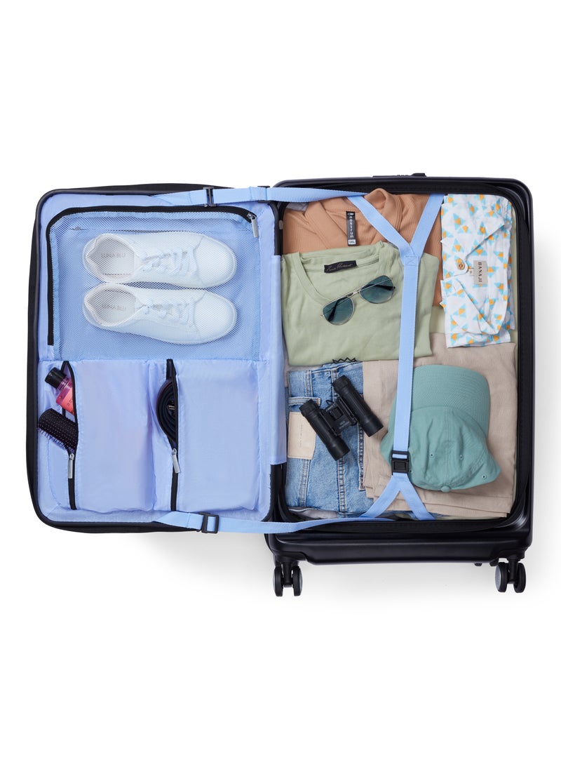 AMERICAN TOURISTER - Trento Spinner 76 cm Lightweight Hard Shell Luggage TSA Lock 360° Wheels Black Trolly Ba - Image 1